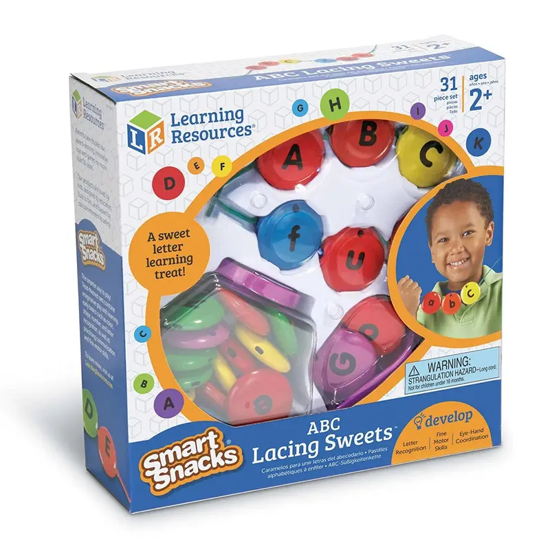 Learning Resources Smart Snacks Abc Lacing Sweets – Alphabet & Dexterity Practice Toy 1