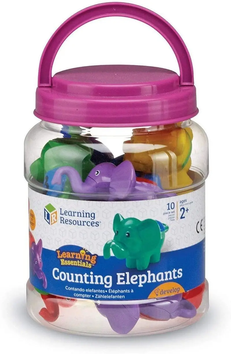 Learning Resources Snap-N-Learn Counting Elephants Activity Set 1