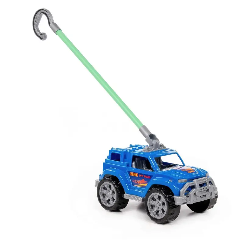 Legionary Push-Along Car – Blue Friction-Powered Vehicle 1