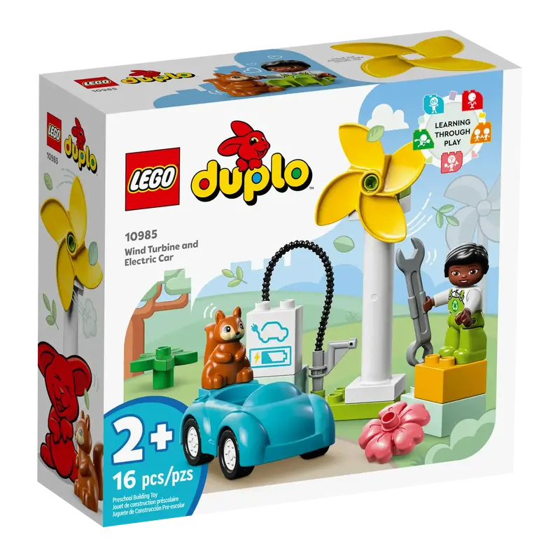 Lego Duplo Wind Turbine & Electric Car Set – 10985 Sustainable Energy Learning Kit 1