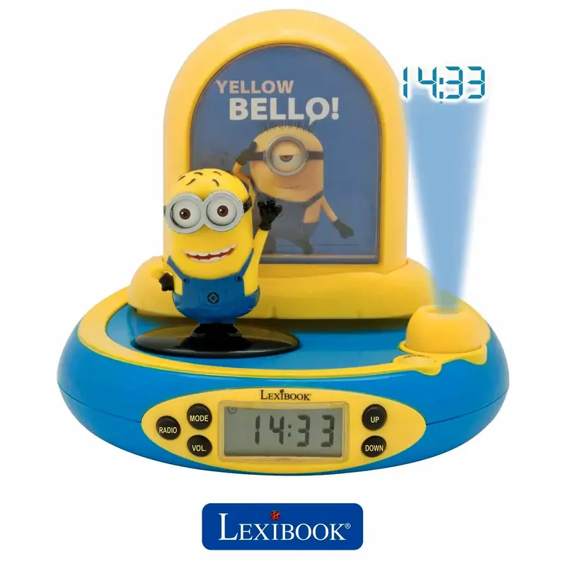 Lexibook Despicable Me Minions Clock Radio With Sound Effects 1