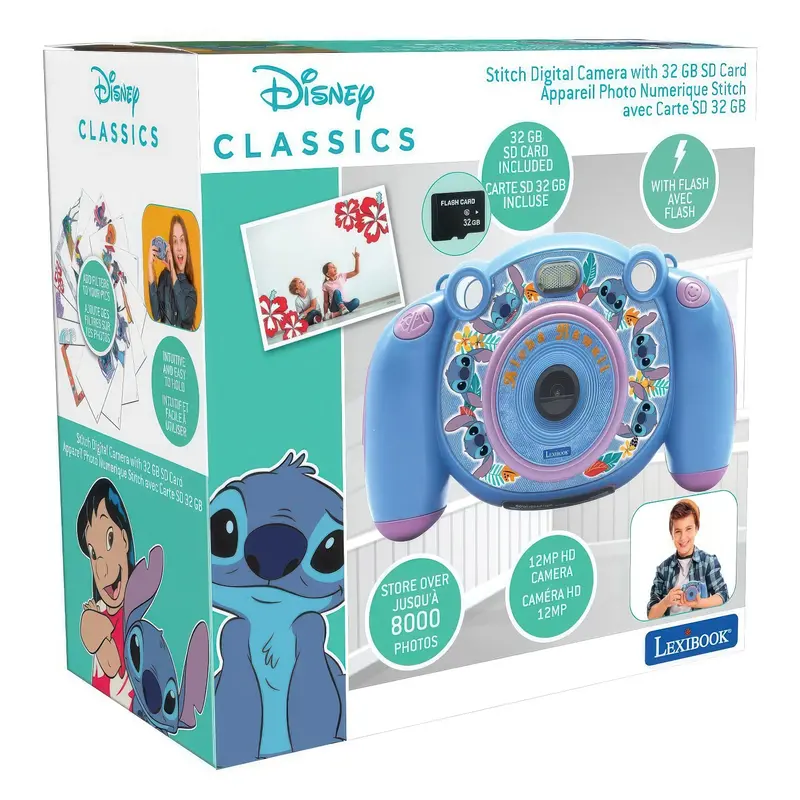Lexibook Disney Stitch Digital Camera For Kids 1