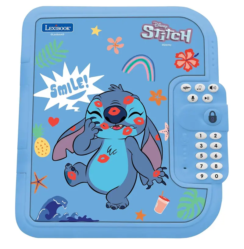 Lexibook Disney Stitch Electronic Secret Notebook With Safe Feature 1