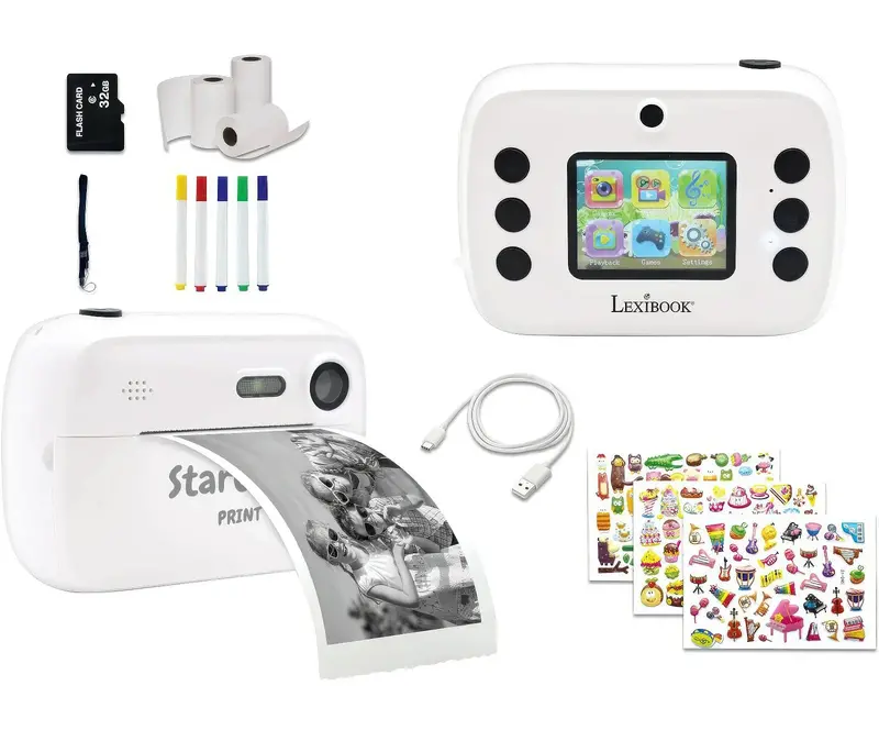 Lexibook Starcam Instant Camera With Built-In Printer For Kids 1