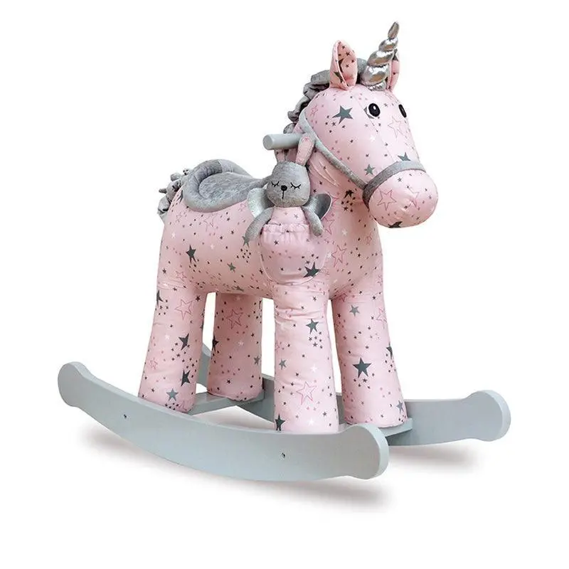 Little Bird Told Me Celeste & Fae Rocking Unicorn Toy – For Babies 12 Months+ 1