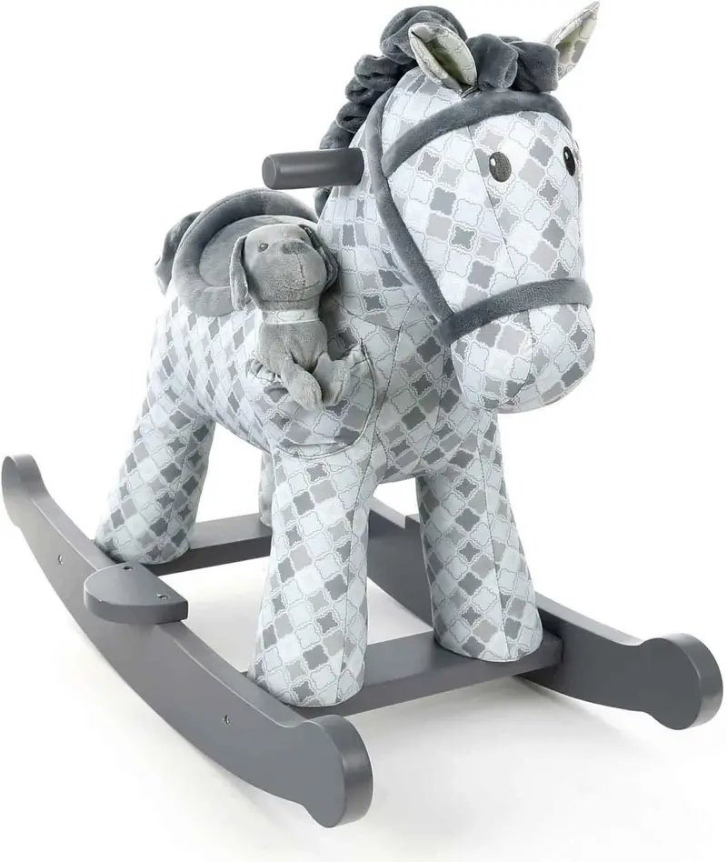 Little Bird Told Me Harper & Chase Rocking Horse – Ride-On Animal Toy For Toddlers 1