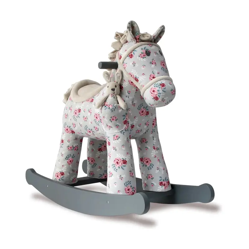 Little Bird Told Me Lily & Rose Rocking Horse – Handcrafted Wooden Toy 1