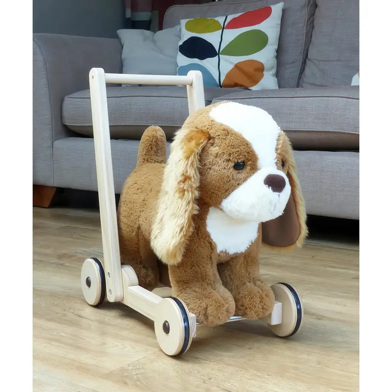 Little Bird Told Me Peanut Pup Push-Along Toy 1