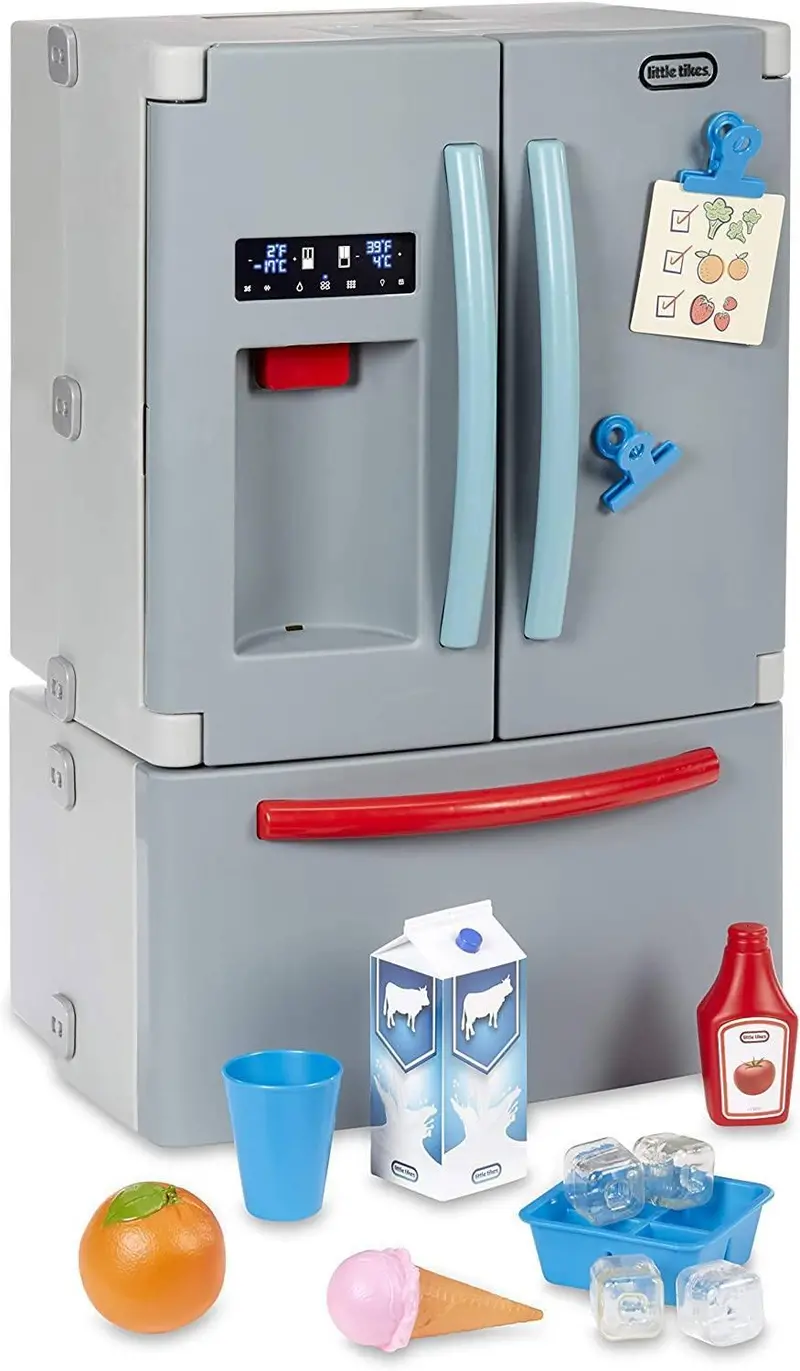 Little Tikes First Fridge Toy – Interactive Play Refrigerator With Ice Dispenser 1