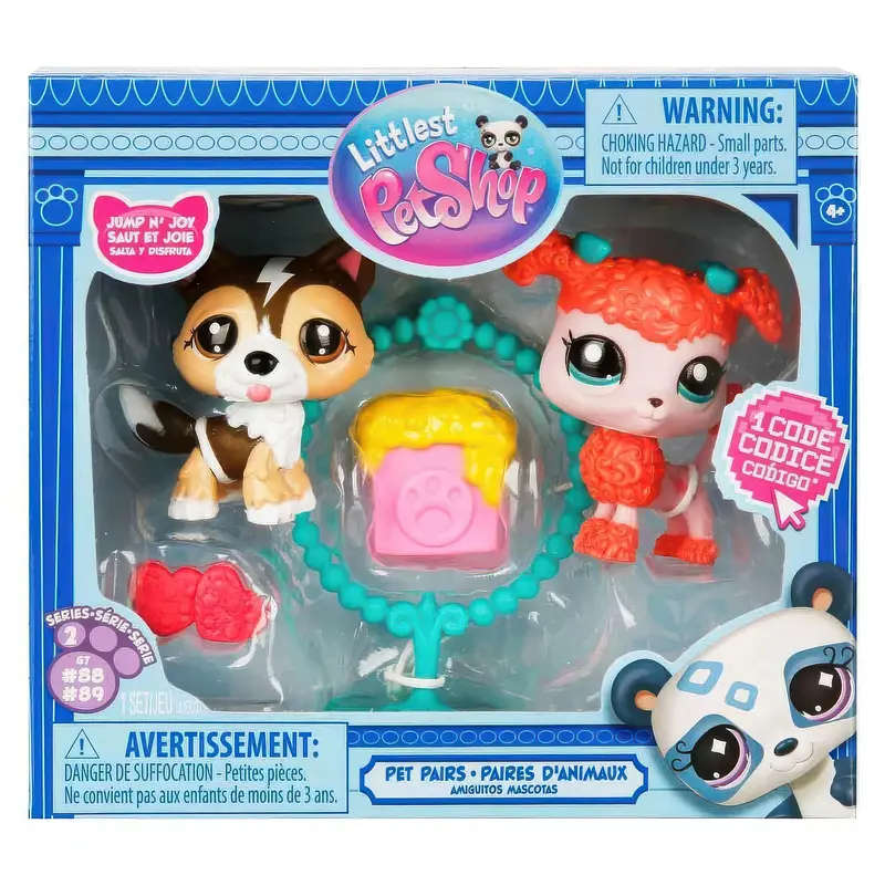 Littlest Pet Shop Shetland Shepherd & Poodle Duo Mini Figures 1