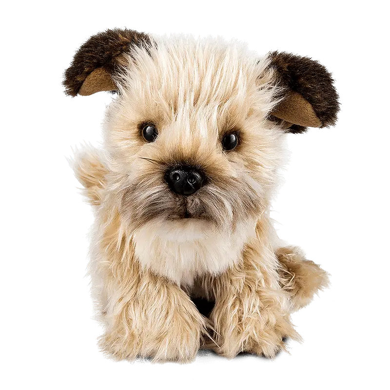 Living Nature Border Terrier Plush Toy – 22 Cm Compact Working Dog Stuffed Animal 1