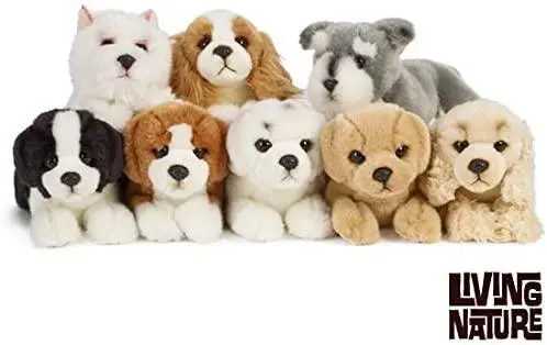 Living Nature Plush Puppy Toy – Soft, Huggable 23Cm Stuffed Animal For Kids 1