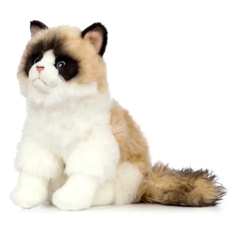 Living Nature Ragdoll Cat Plush – 24Cm Soft Feline Toy 1