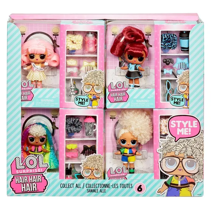 Lol Surprise Hair Hair Hair Doll – 10-Step Reveal Experience With Styling Fun 1