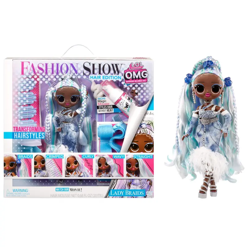 Lol Surprise! Omg Fashion Show Hair Edition Braided Style Doll 1