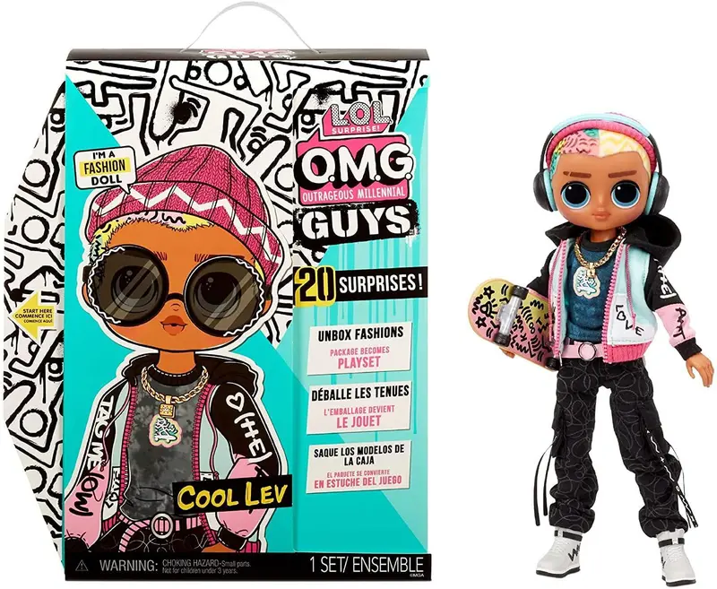 Lol Surprise! Omg Guys Cool Lev Action Figure Fashion Doll 1