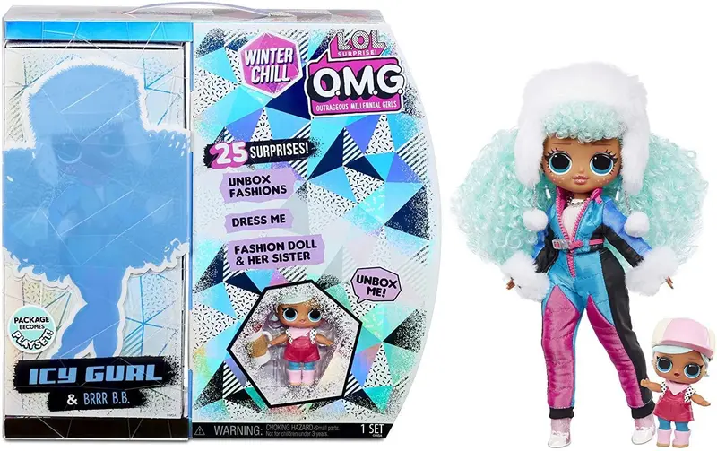 Lol Surprise! Omg Winter Chill Icy Gurl & Brrr B.B. Fashion Duo 1