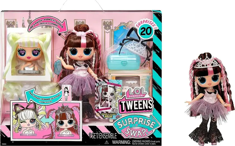 Lol Surprise! Tweens Billie Doll – Bronze-To-Blonde Hair Transformation 1