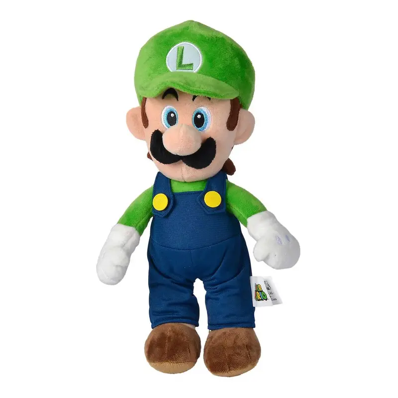 Luigi Plush Toy – 30Cm Super Mario Bros Soft Cuddly Figure 1