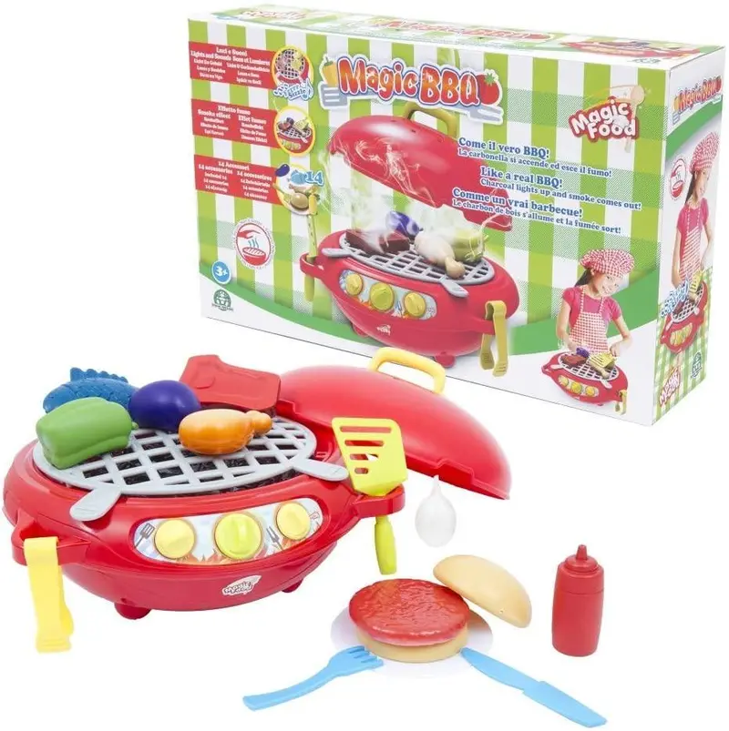 Magic Food Bbq Playset – Interactive Kids Pretend Cooking Set 1