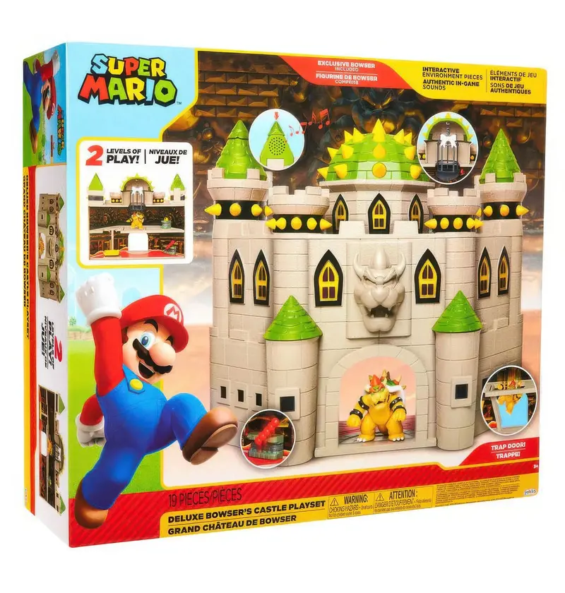 Mario Bros Deluxe Playset – Bowser’S Castle Themed Adventure 1