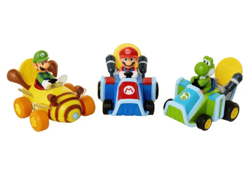 Mario Kart Coin Racers – Assorted 6 Cm Die-Cast Racing Figure Set 1