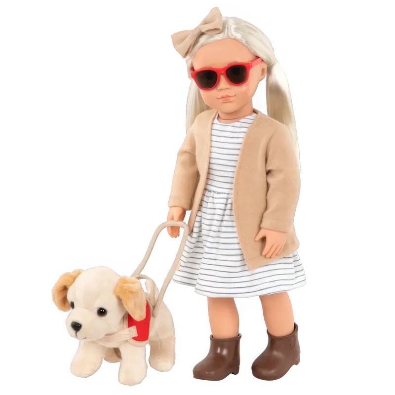 Marlow & Guide Dog Doll Set – 18-Inch Our Generation Companion Pair 1