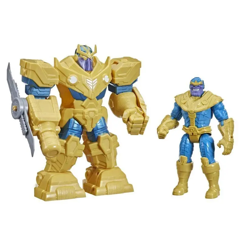 Marvel Avengers Mech Strike Thanos Action Figure – 7-Inch Infinity Mech Suit 1