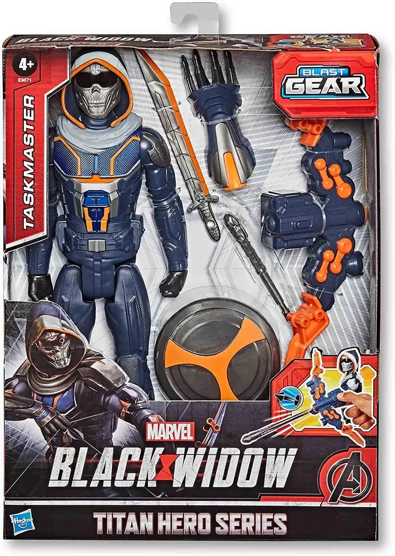 Marvel Black Widow Titan Hero Series Taskmaster Figure – 30 Cm Blast Gear Edition 1