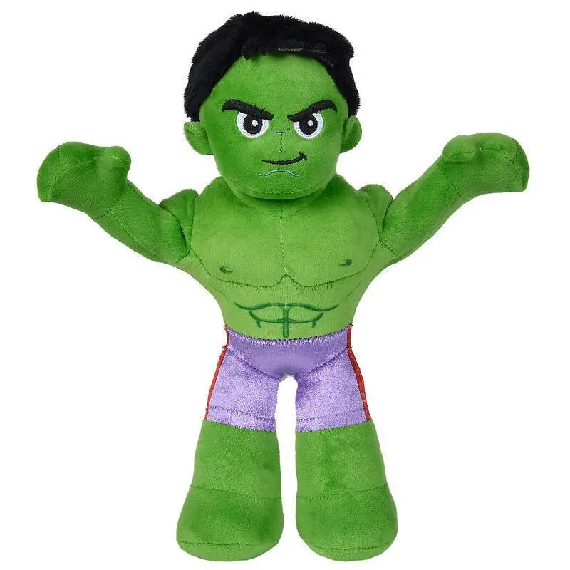 Marvel Hulk Poseable Plush – 25Cm Superhero Buddy With Articulated Joints 1