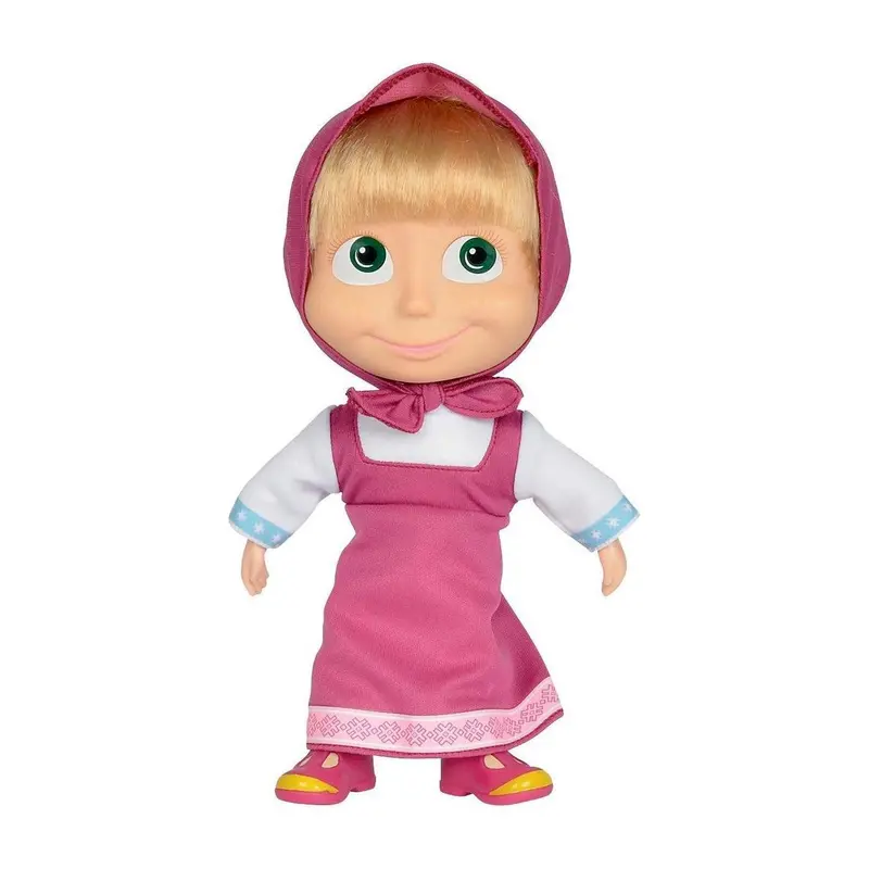 Masha And The Bear Soft Pop Doll – 23Cm Huggable Collectible Figure 1