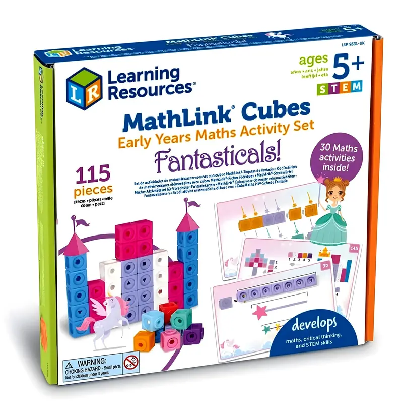Mathlink Cubes Fantasticals – Creative Counting & Pattern-Building Set 1