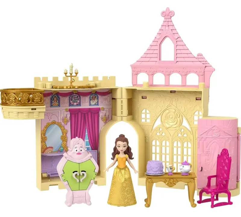 Mattel Disney Princess Belle Stacking Castle Toy 1