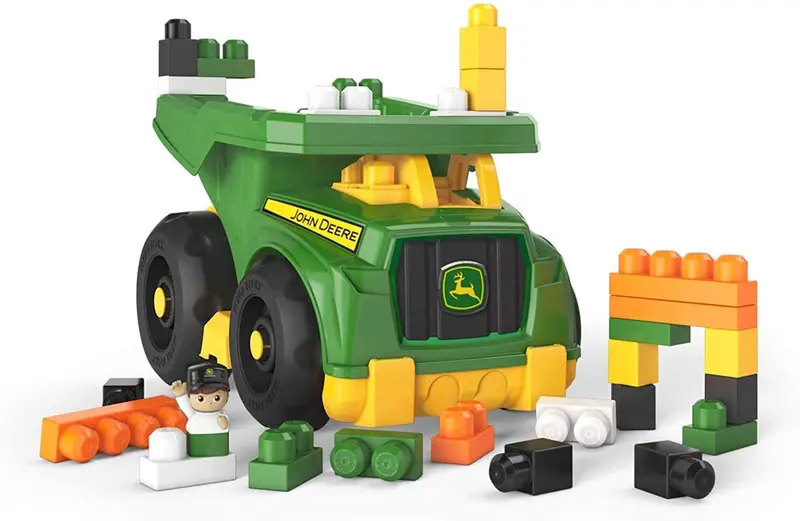 Mega Bloks John Deere Dump Truck Building Set – Dbl30 Construction Toy 1