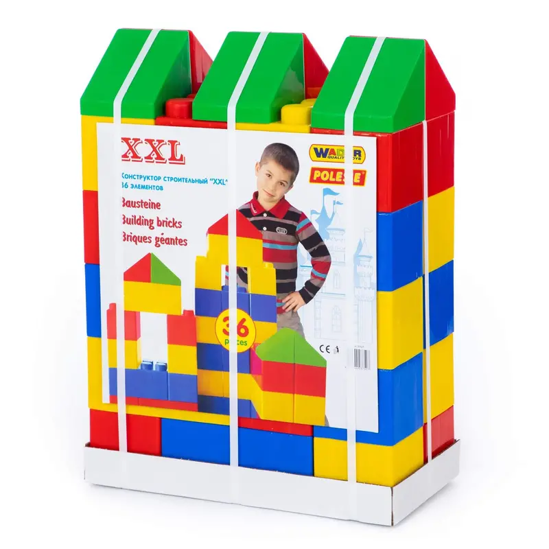 Mega Xxl Building Blocks Set – 36-Piece Oversized Construction Kit 1