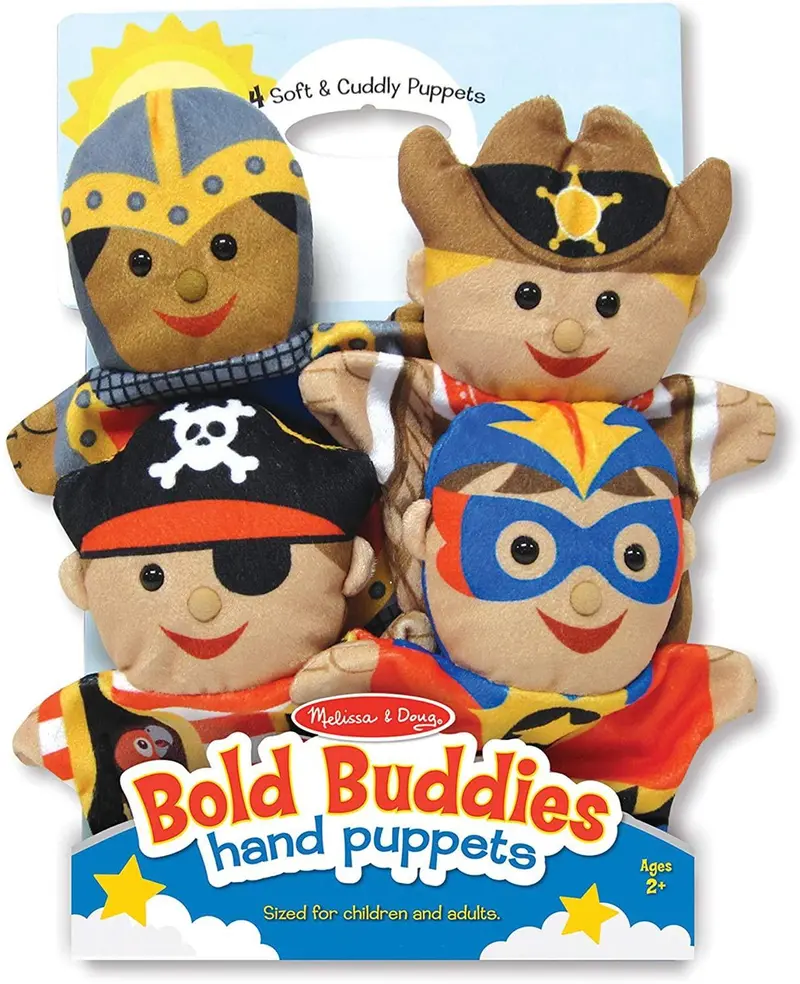 Melissa & Doug Bold Buddies Expressive Hand Puppets (Set Of 4) 1