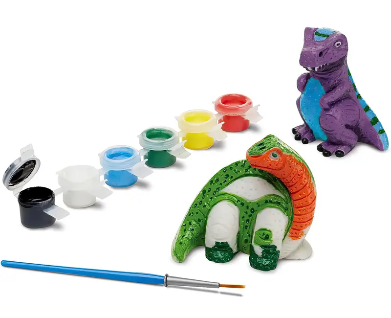 Melissa & Doug Created By Me! Dinosaur Craft Kit – Diy Figurine Making Activity 1