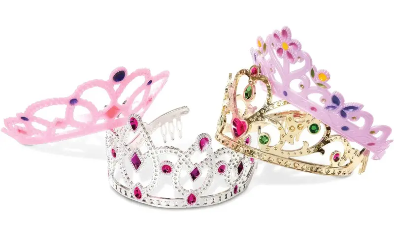 Melissa & Doug Crown Jewels Tiara Dress-Up Collection For Imaginative Play 1