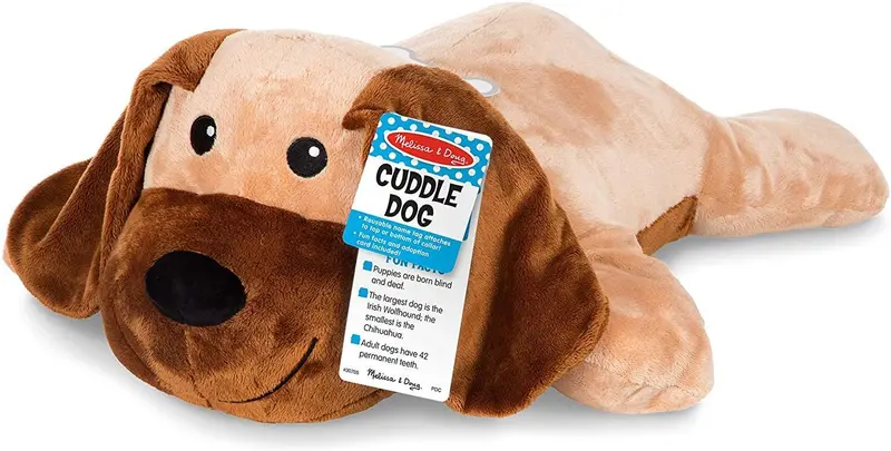 Melissa & Doug Cuddle Dog Stuffed Animal – Huggable Plush Companion (40705) 1