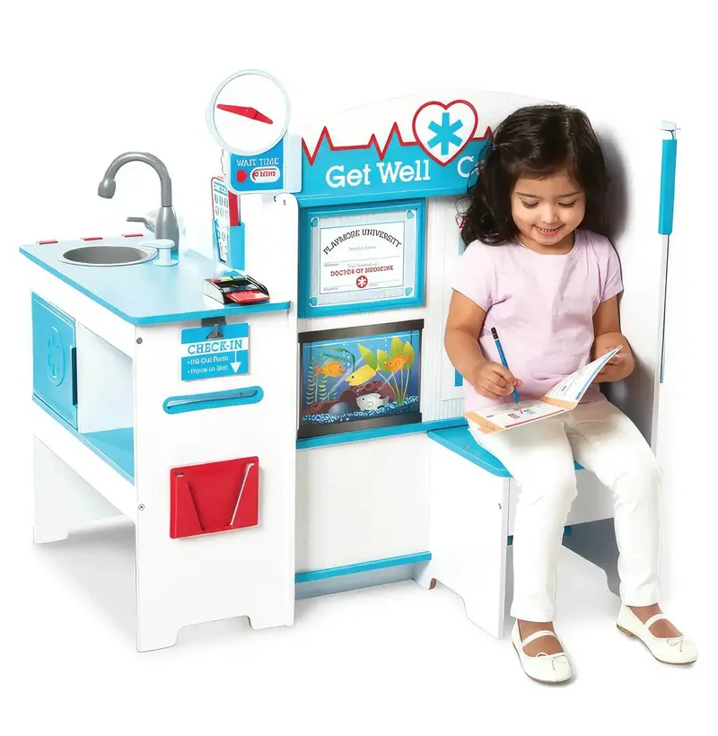 Melissa & Doug Get Well Doctor Playset – Medical Role-Play Activity Center 1