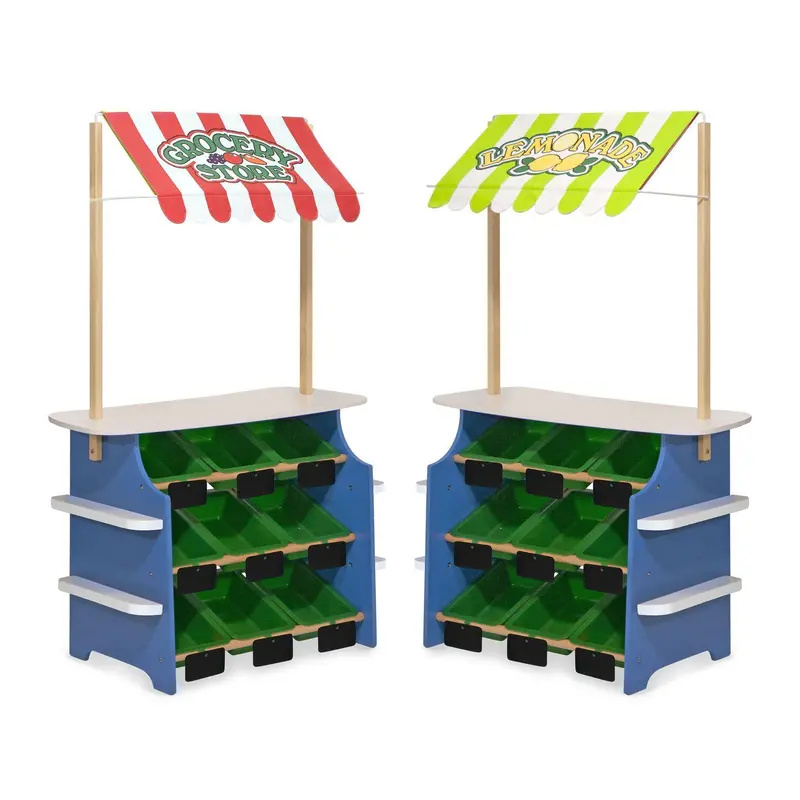 Melissa & Doug Grocery Store & Lemonade Stand Combo Activity Center 1