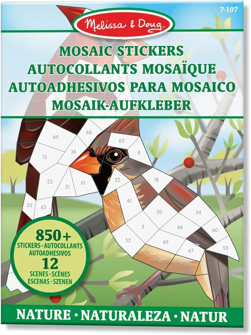 Melissa & Doug Nature-Themed Mosaic Sticker Pad 1