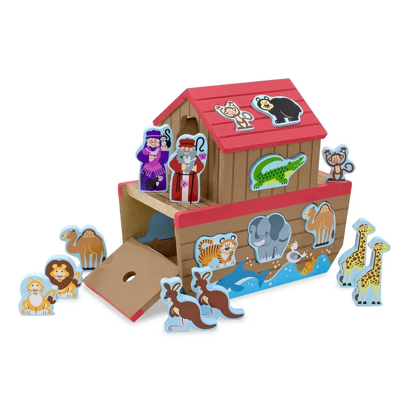 Melissa & Doug Noah'S Ark Wooden Play Set 1