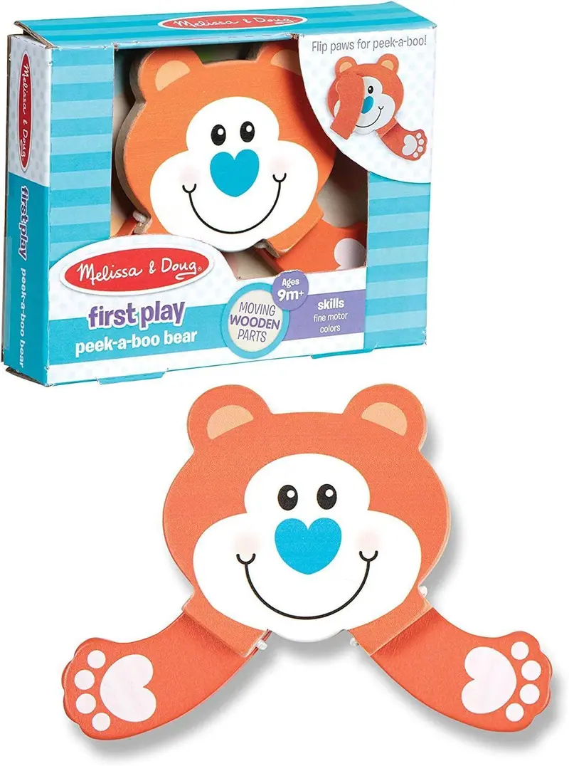 Melissa & Doug Peek-A-Boo Bear Interactive Learning Toy 1
