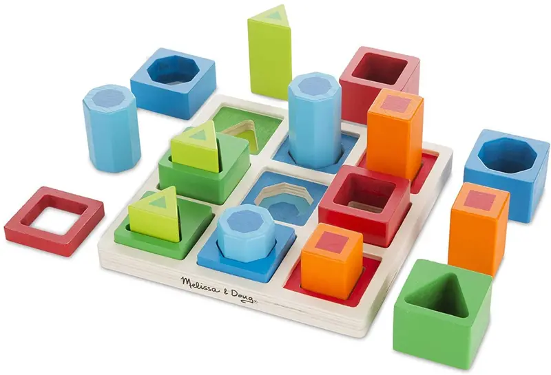 Melissa & Doug Shape Sorting & Sequencing Learning Set 1