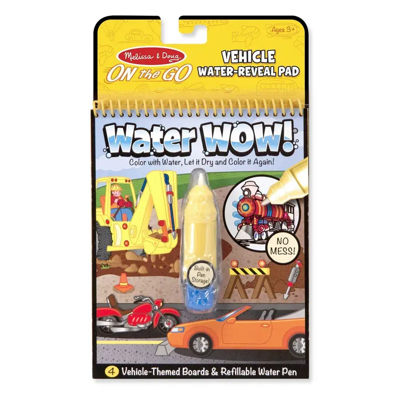 Melissa & Doug Water Wow! Vehicles Reveal Activity Pad (15375) 1