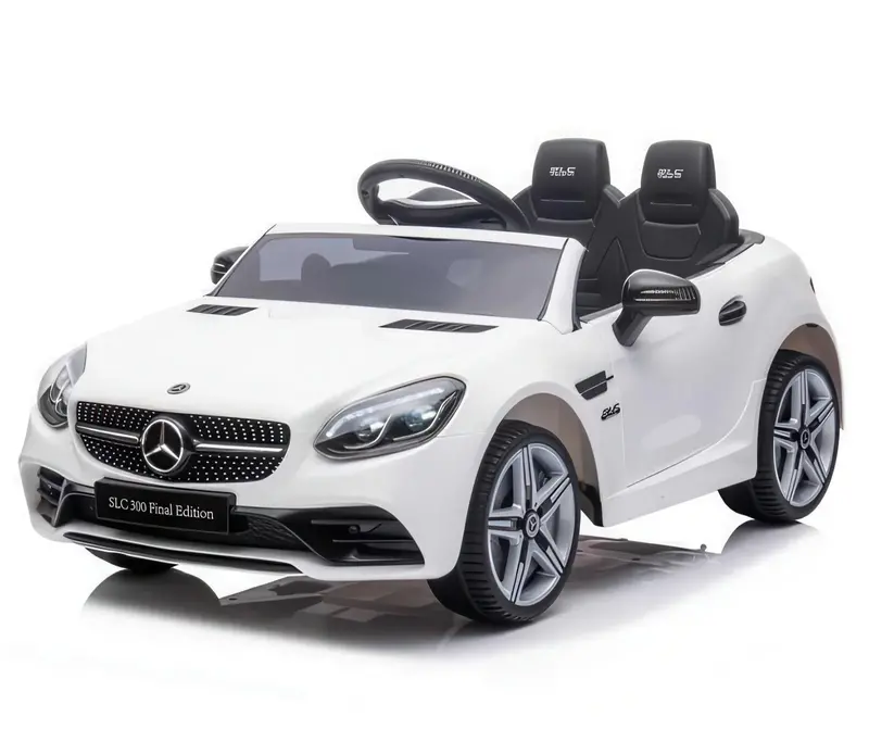 Mercedes-Benz Slc 300 12V Battery-Powered Ride-On – White Luxury Model 1