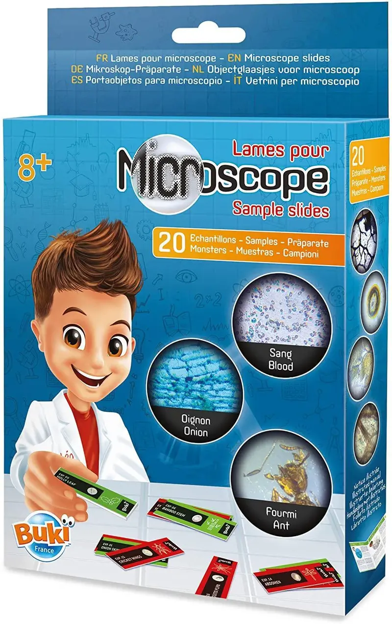 Microscope Slide Collection – Buki France Mr001 Sample Set For Young Scientists 1