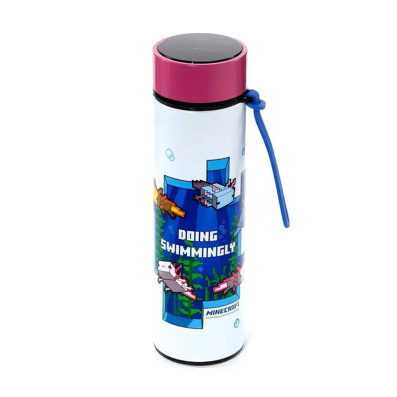Minecraft Axolotl Insulated Thermos – 450Ml Stainless Steel Bottle 1