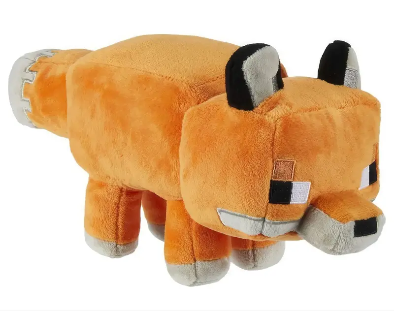 Minecraft Fox Plush Toy – 30 Cm 1